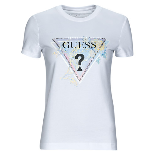 Guess - SS CN ALVA TEE - Blanc