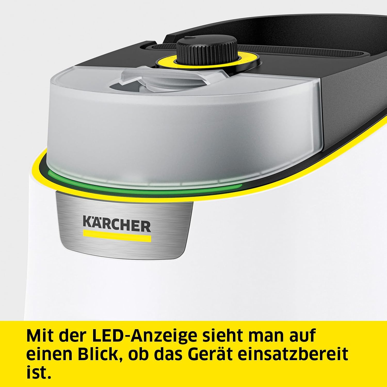 Kärcher Dampfreiniger SC 4 Deluxe, Dampfdruck: 4 bar, Aufheizzeit: 3 min., Fläche: ca. 130 m², Tank: 0,5 l + 1,3 l, inkl. Bodenreinigungsset EasyFix, Düsen, Mikrofaser-Überzug und Bürsten