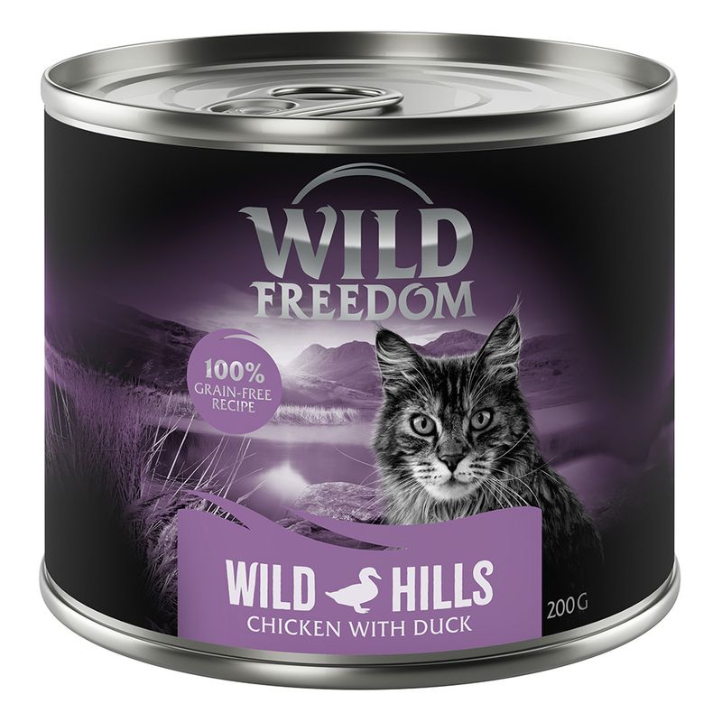 Wild Freedom Senior Wild Hills canard, poulet pour chat