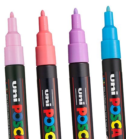 Posca Tuscher - PC-3M - 8 stk. - Afd?mpede Farver