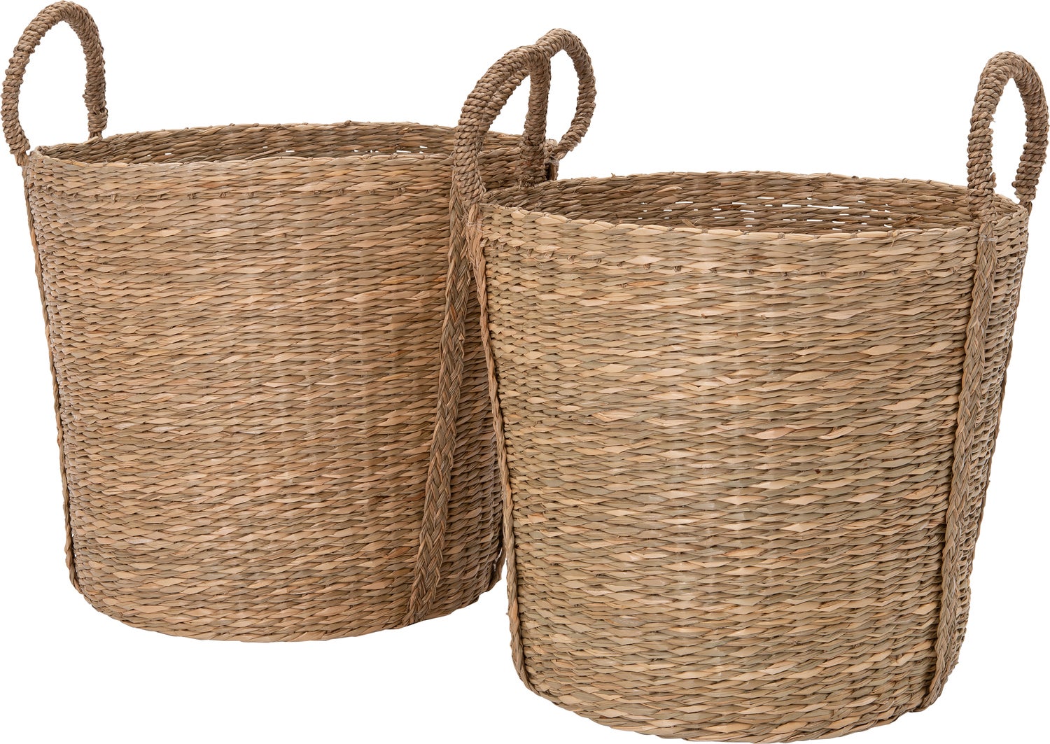 Intratuin opbergmand Hellen naturel D 34 H 49 cm