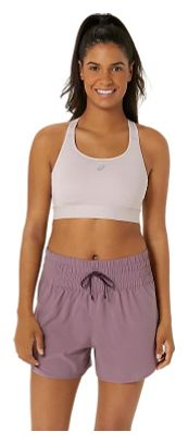 Brassière Asics Road Compression Rose Femme