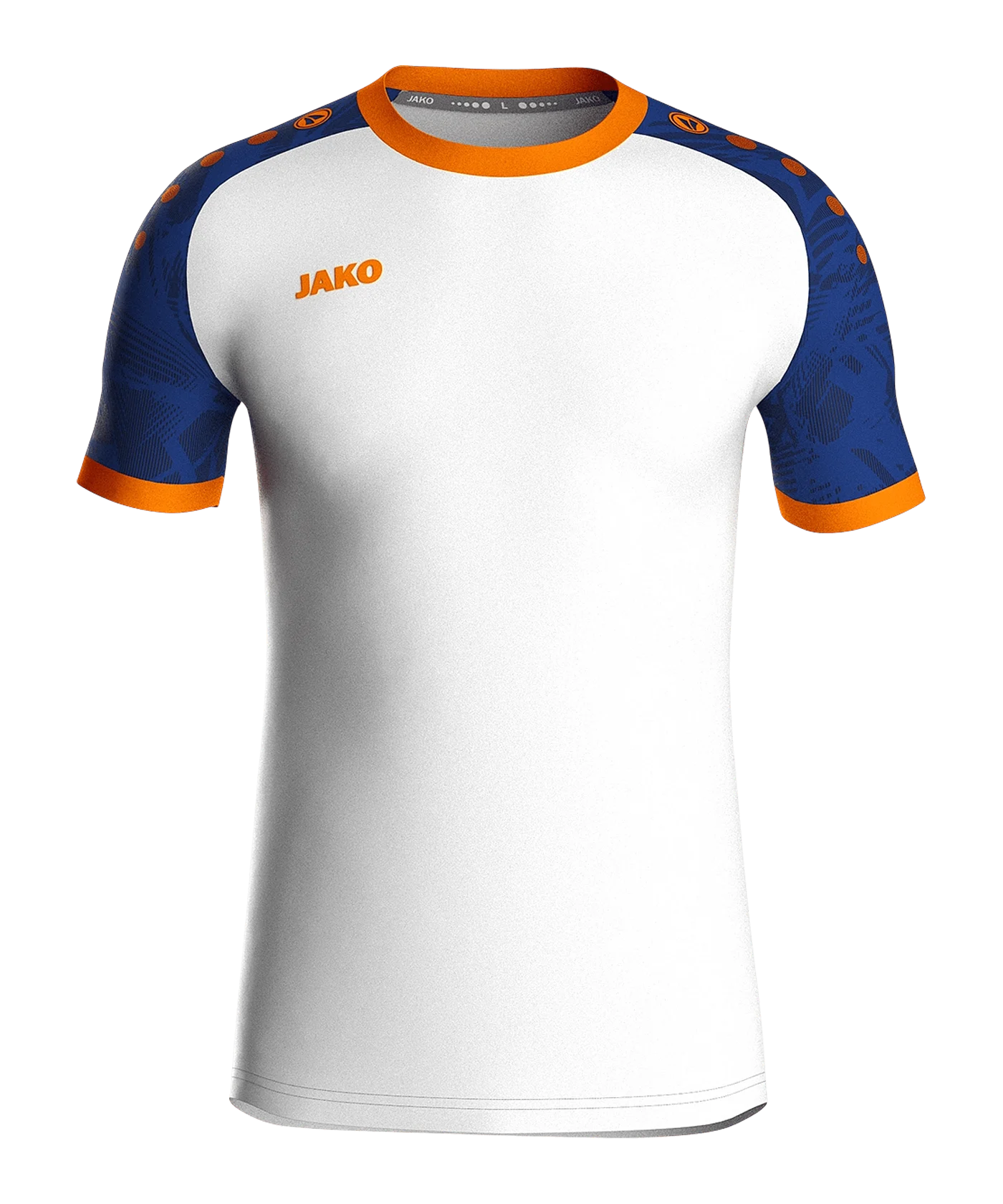 JAKO Iconic Trikot Weiss Blau Orange F17