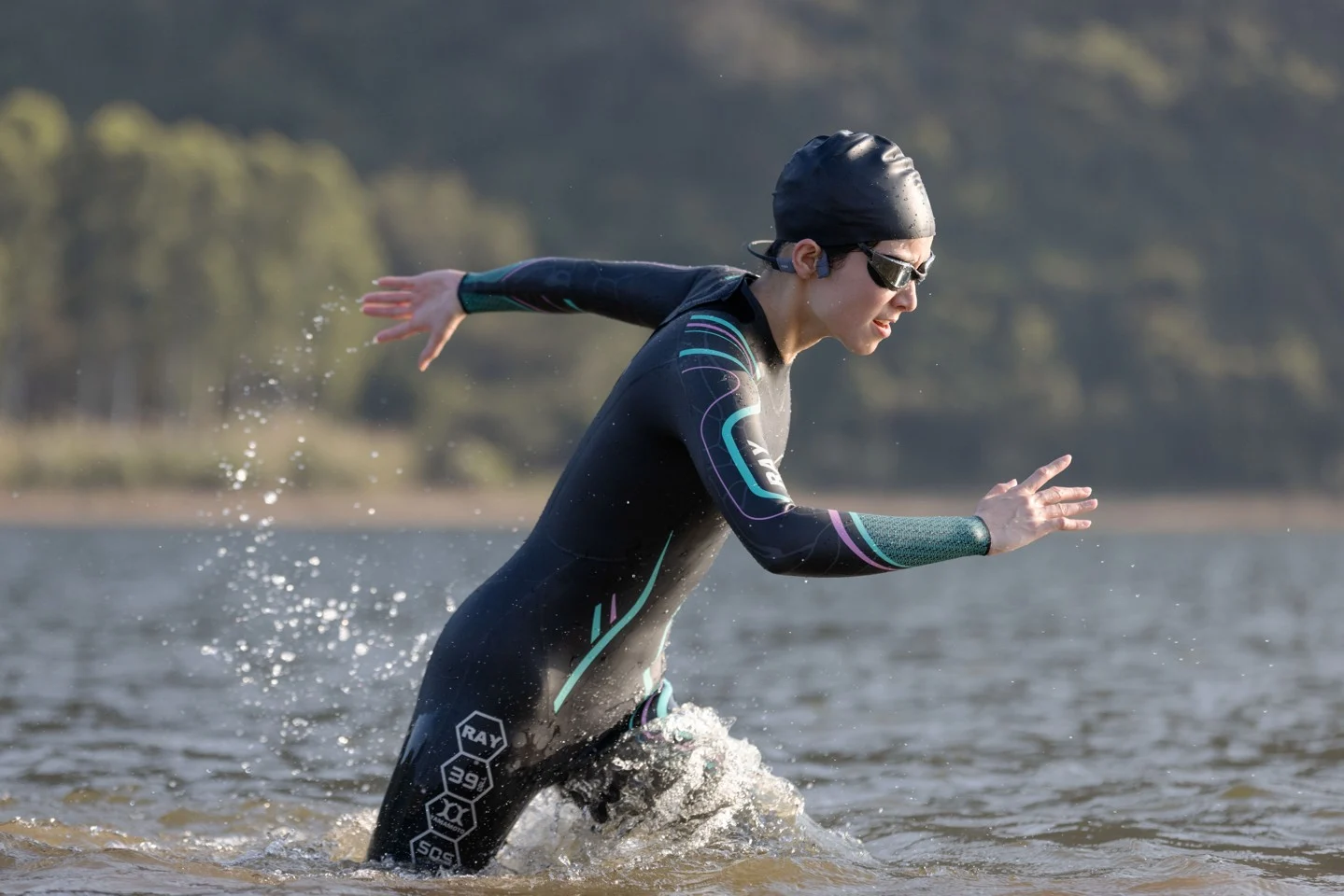 Shokz - OpenSwim Pro, Bone Conduction Headset - Grey