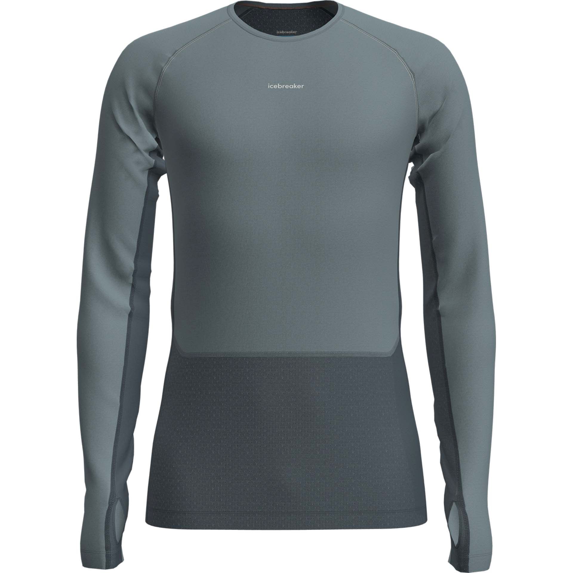 Icebreaker 125 ZoneKnit LS Crewe Abyss/Blue Ash
