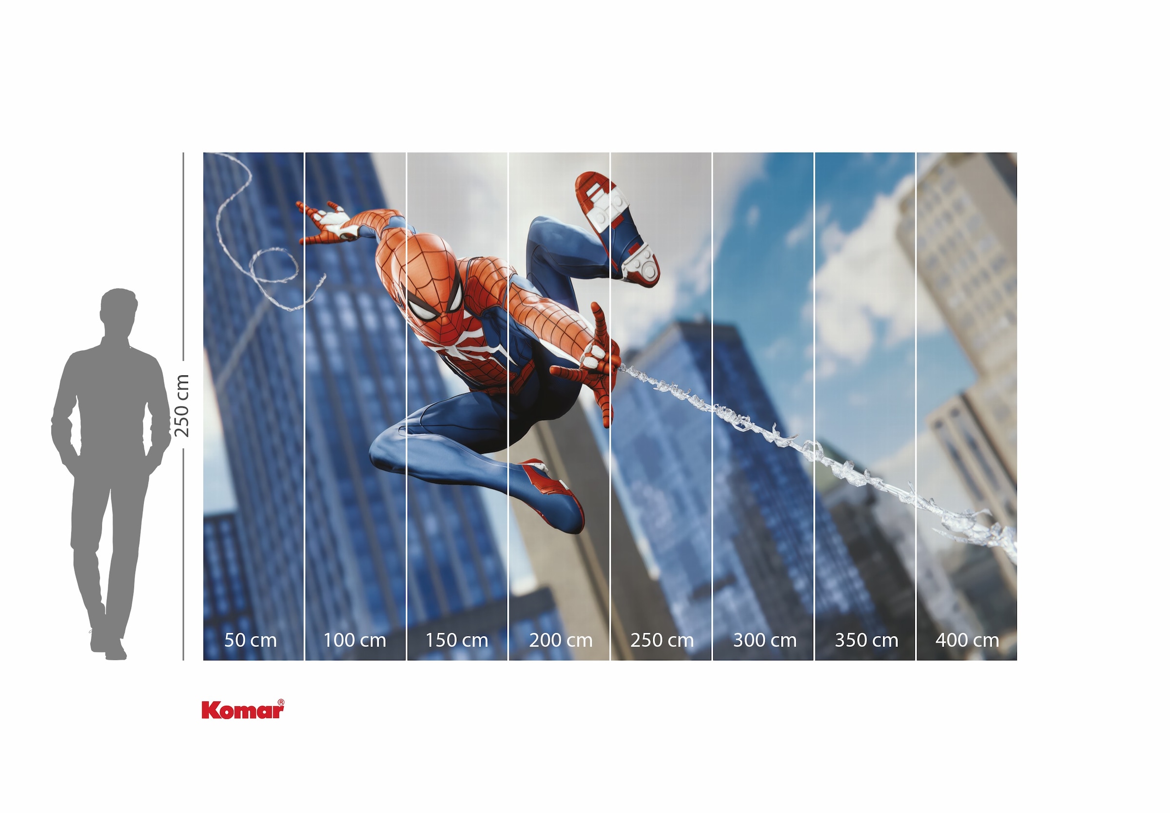 Komar Kindertapete »Marvel Spider-Man Attack!« bedruckt glatt