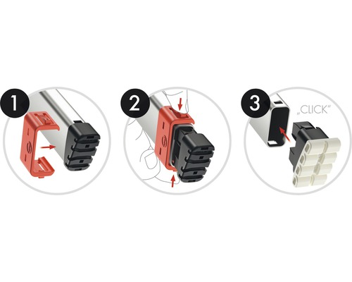 Hailo EasyClix Living L vloerbeschermingsset