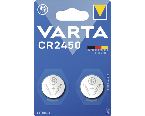 Varta CR 2450 knoopcel (2 stuks)