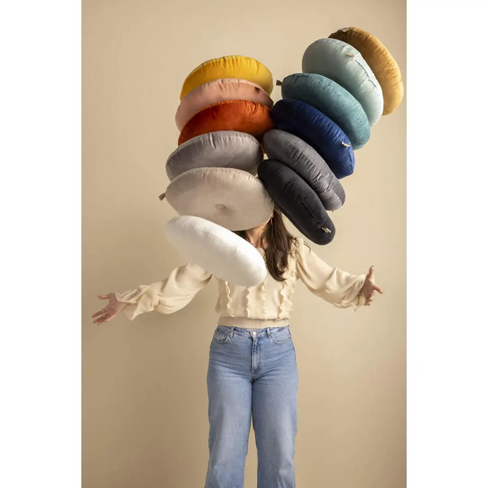 Sierkussen Olly - Potters Clay - Ø40 cm