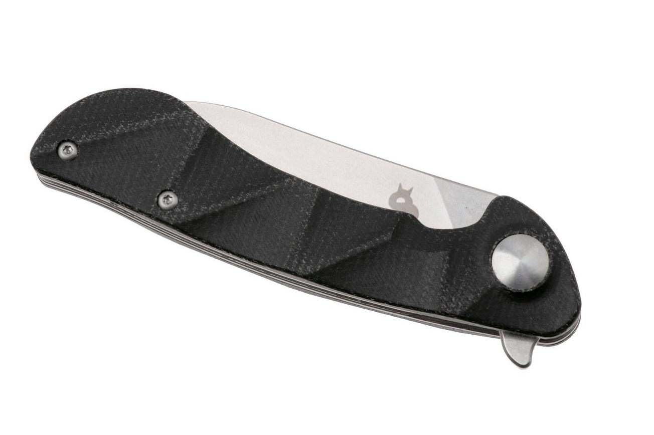 Black Fox Dripper BF-771-MB Stonewashed VG10, Black Micarta, zakmes