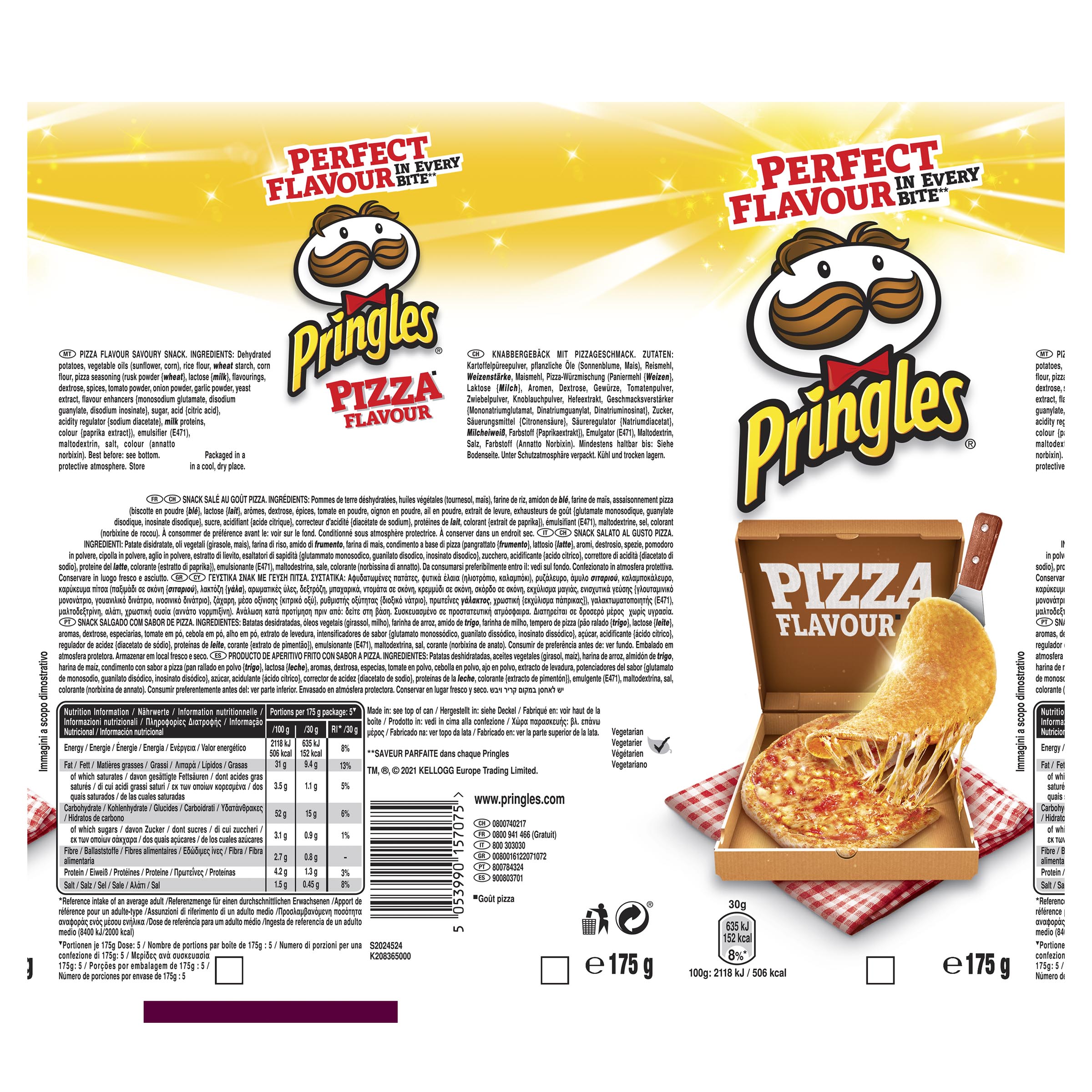 APERITIVO PRINGLES SALGADO PIZZA 175G