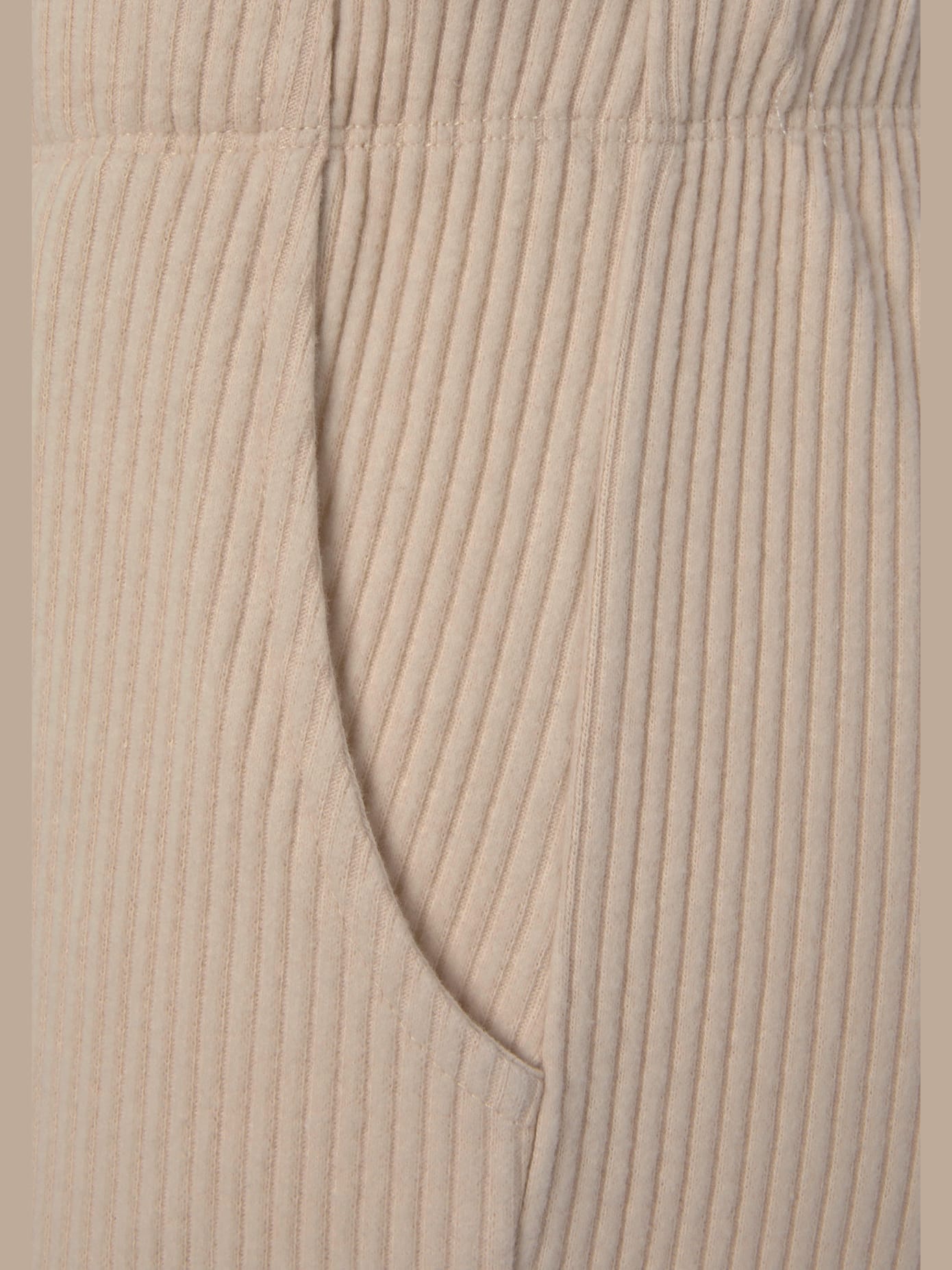 Pantalon détente legging côtelé