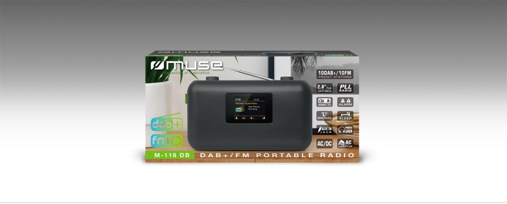 Muse M-118 DB Radio DAB/DAB+