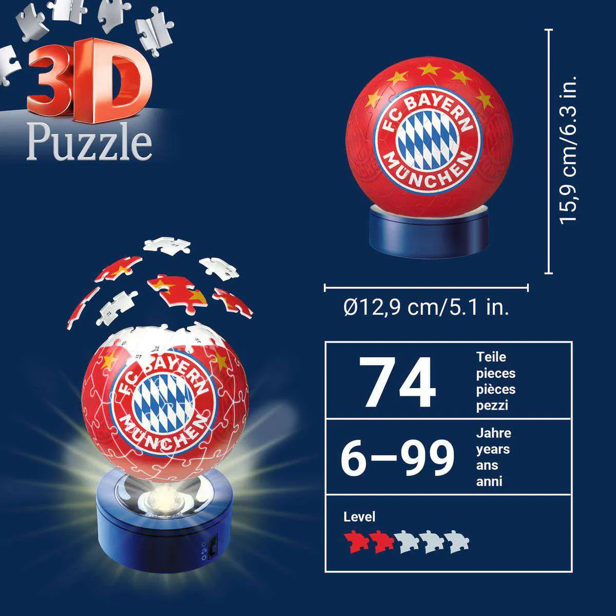 Ravensburger Spiel Nachtlicht FC Bayern München