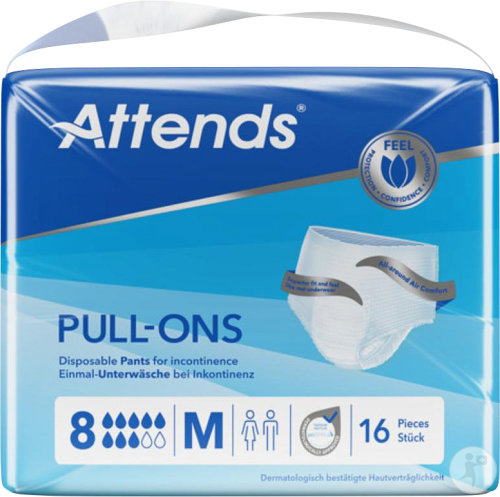 Attends Pull-Ons 8 M 16 Pièces