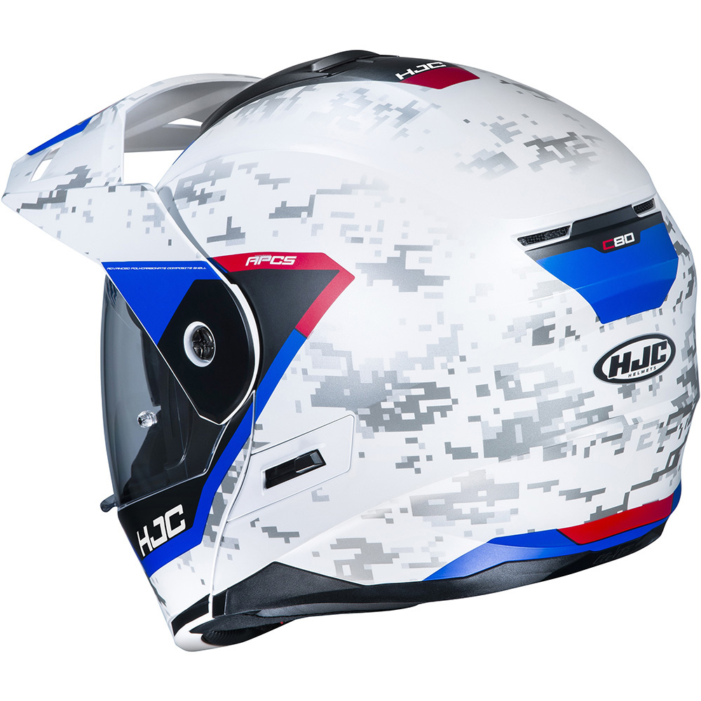 HJC - Casque C80 Bult MC21SF / Blanc / Bleu / Rouge