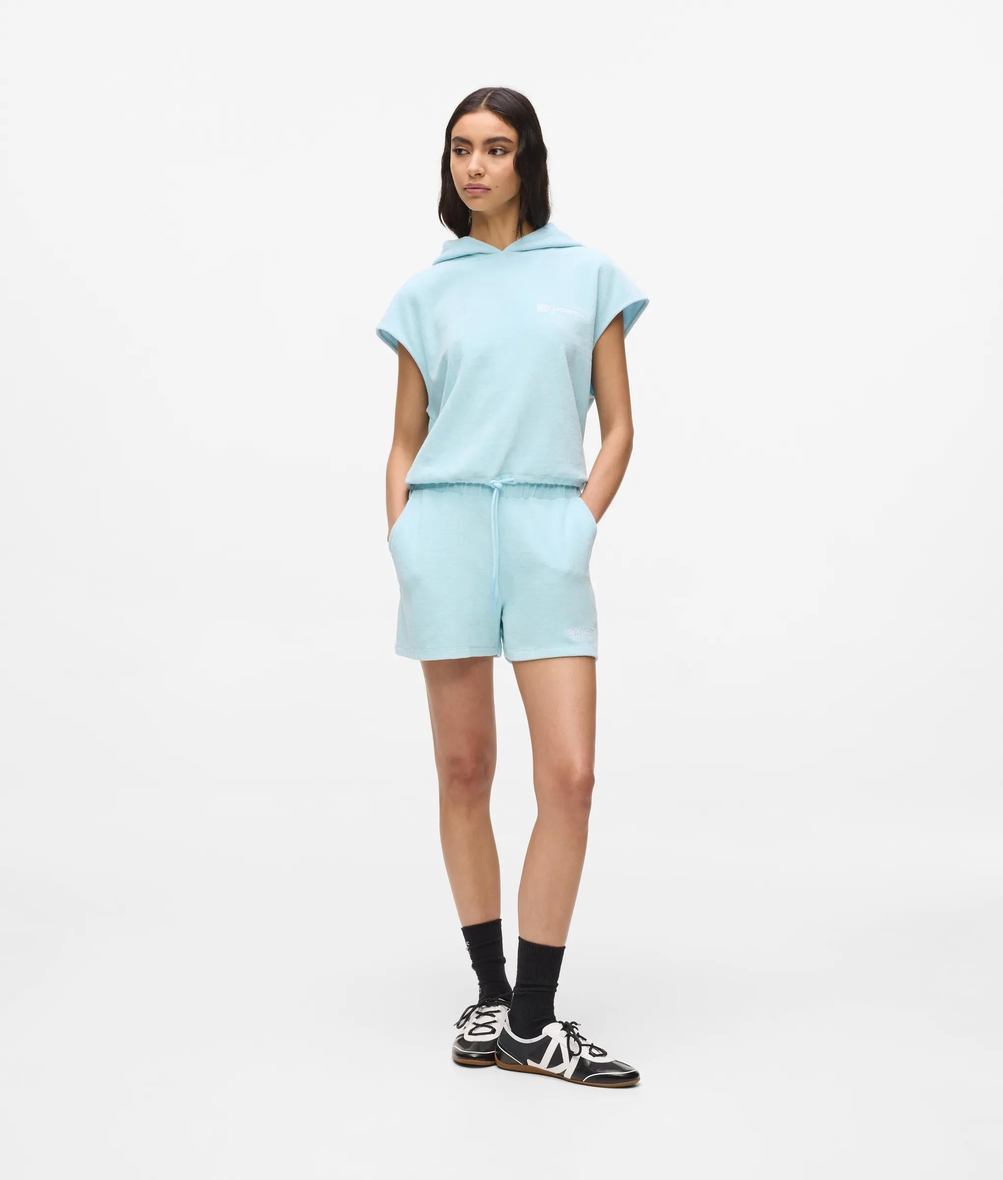 Badstof met logo korte broek