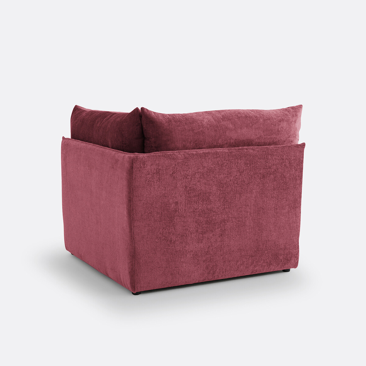 LA REDOUTE INTERIORS<br>Banco modular de getextureerd fluweel, Malo