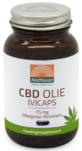Mattisson HealthStyle CBD Olie 15mg Vegacaps 60VCP