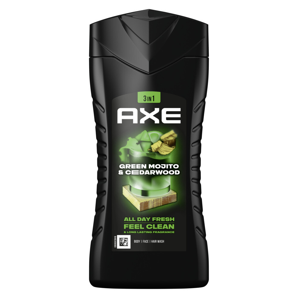 Axe 3-in-1 Douchegel Green Mojito & Cedarwood250 ml