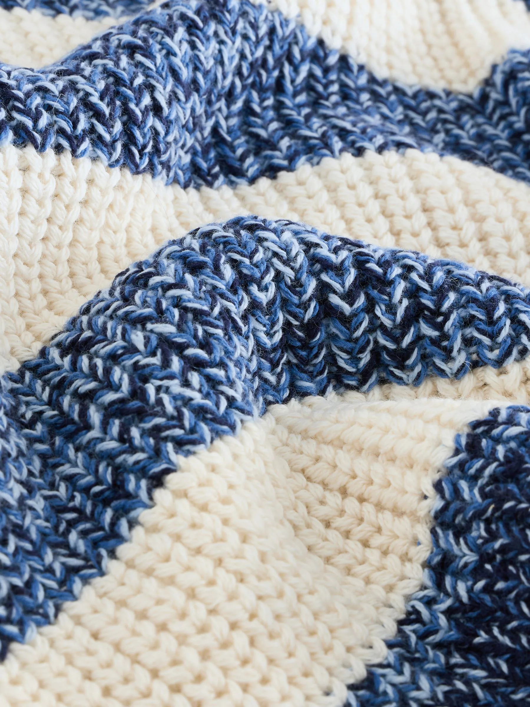 Blauw/witte streep - Gebreide trui (3mnd -7jr)