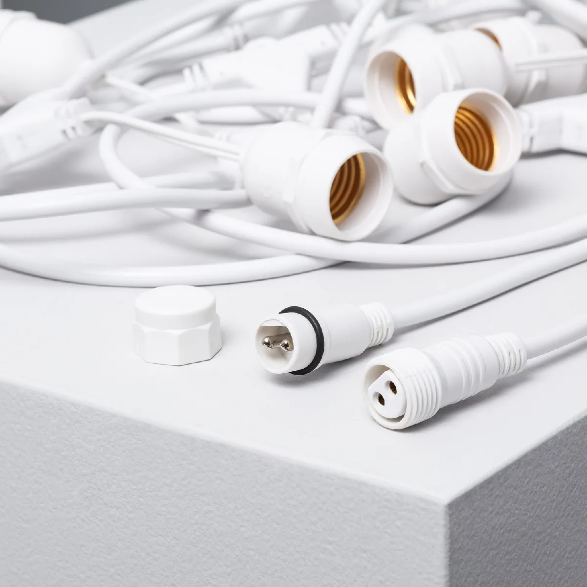 Ledkia Guirlande Extérieure 5.5m Blanc 8 Douilles