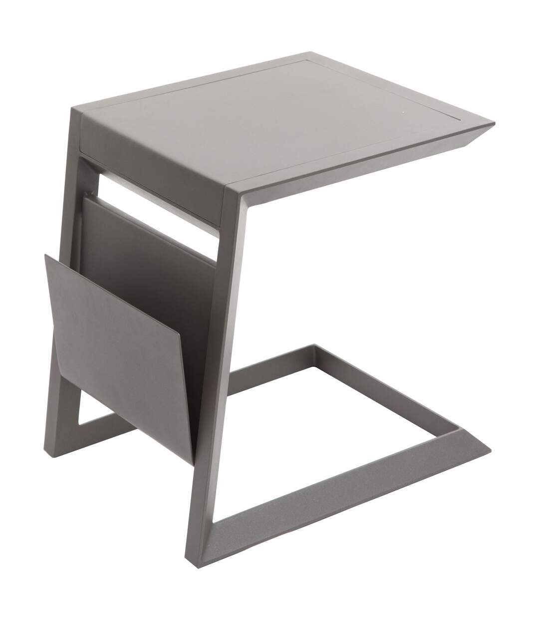 Table d'appoint de jardin design Allure - L. 55 x H. 55 cm - Marron praline