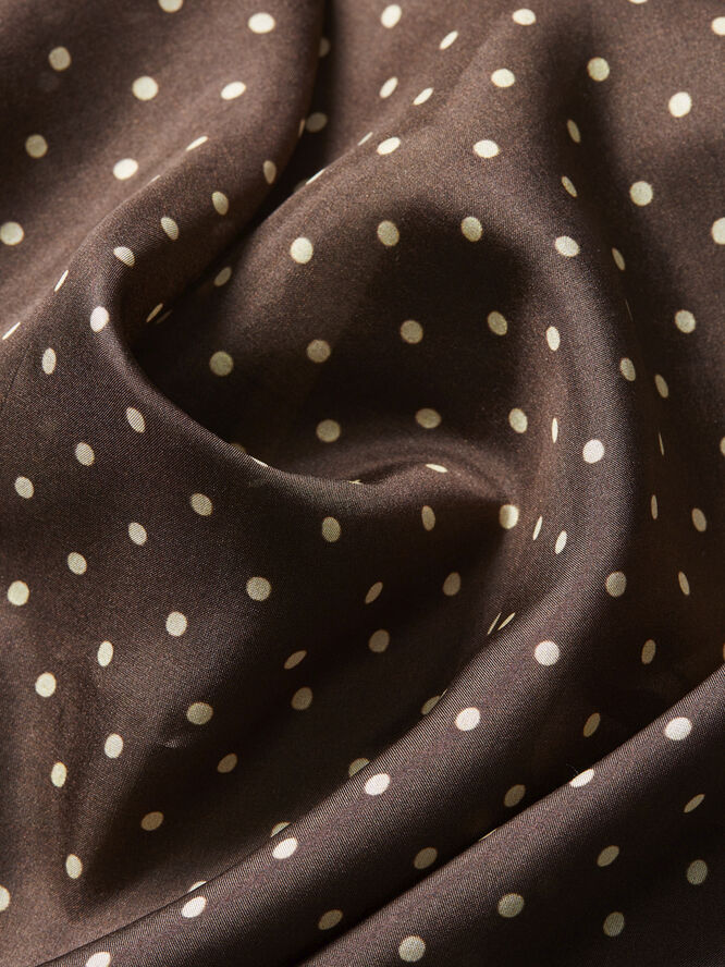 Becksöndergaard Ditsa Twill Sia Scarf Hot fudge brown