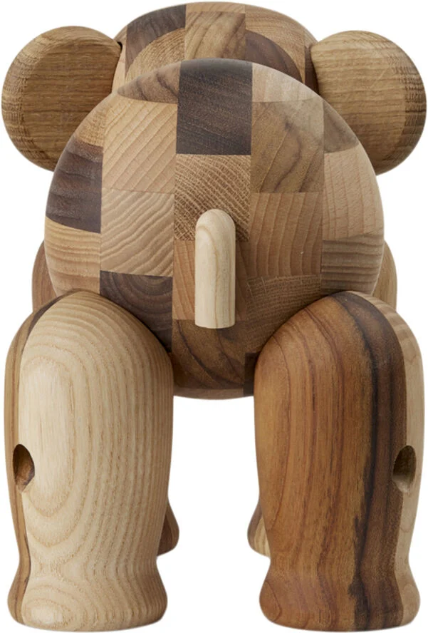 Kay Bojesen Elefant Reworked jubilæum stor mix træ Brun
