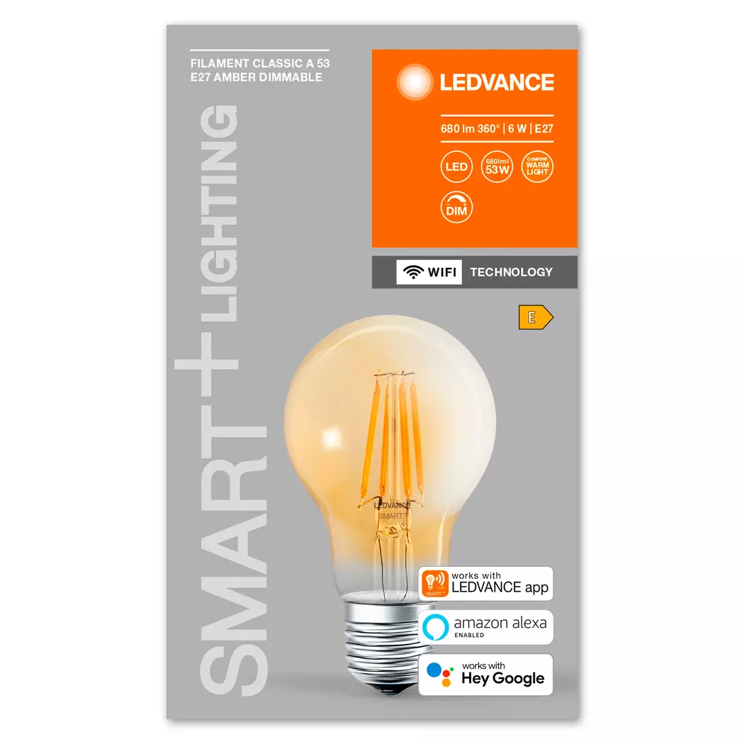 LED-Birnenform E27/6 Watt/Energie E