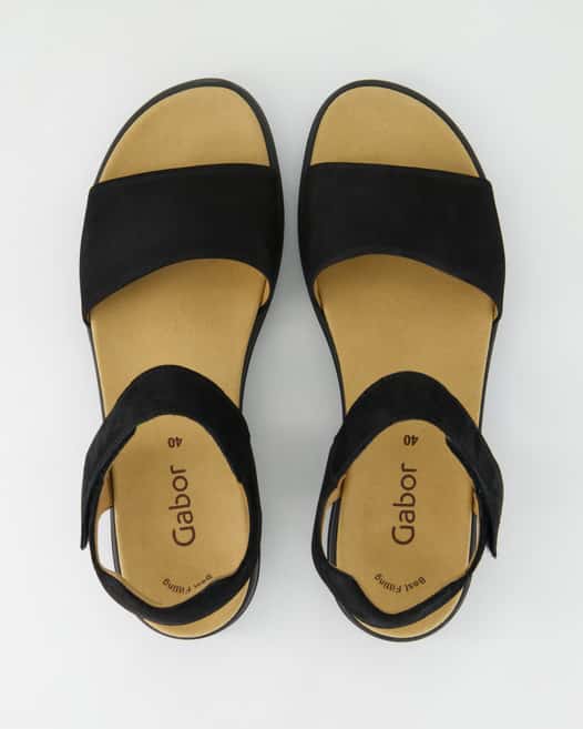 Gabor 64.810.17 Sandalen in Schwarz