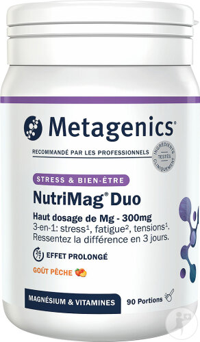 Metagenics NutriMag Duo FE Poudre 90 Portions