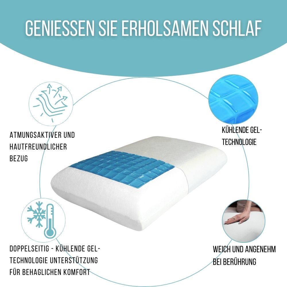 INPHYSIO Ergonomisches Kühlkissen ConfortGel