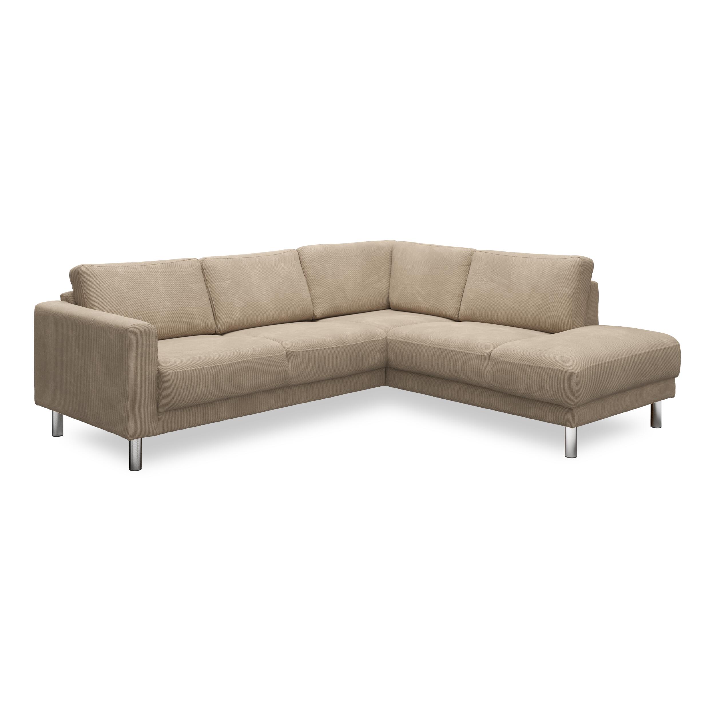 Cleveland højrevendt sofa med pufafslutning
