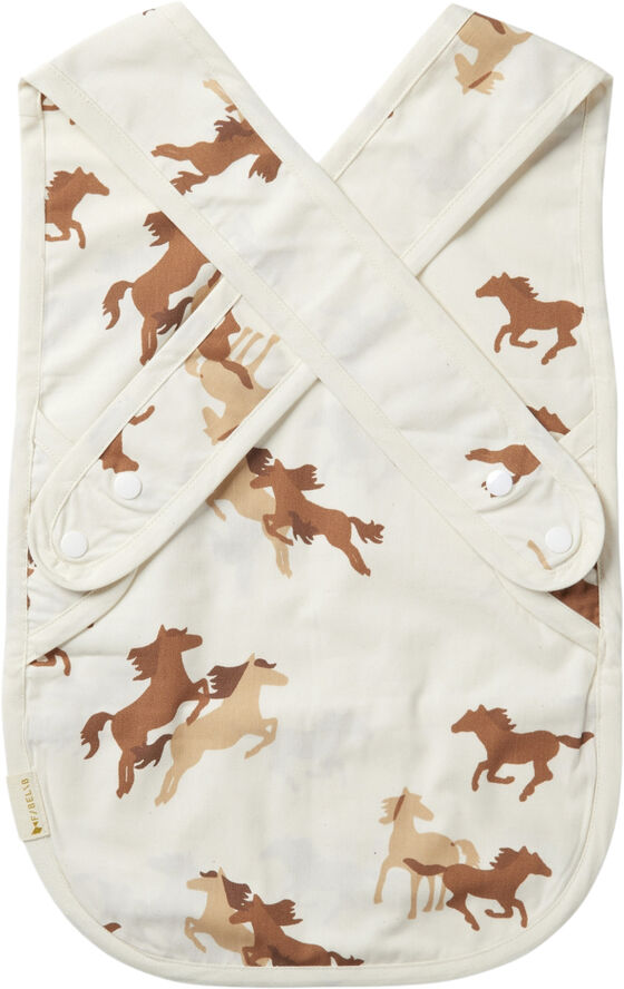 Fabelab Cross Back Bib - Wild at Heart Print multi