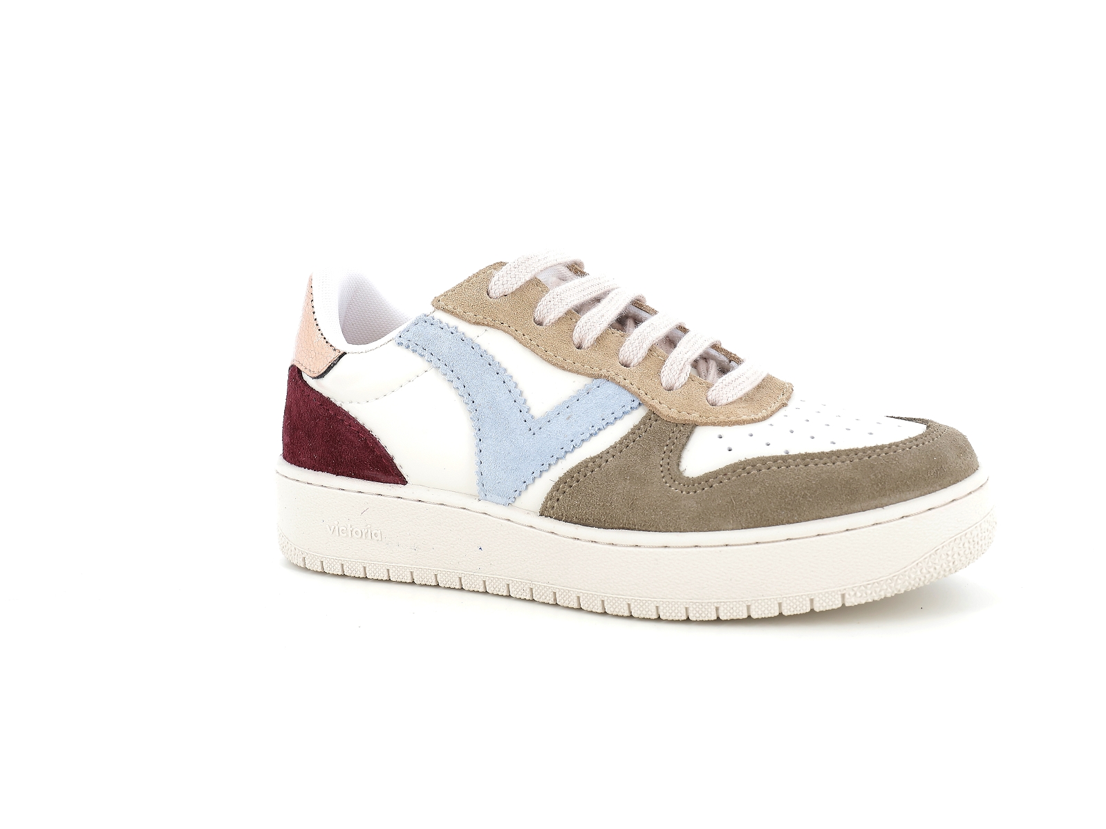 Victoria-1258240 Matières combinées Kaki