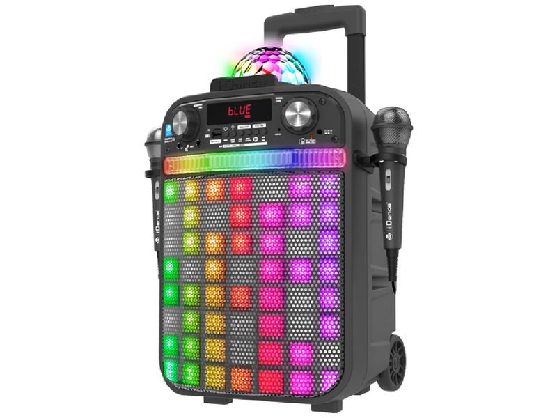 iDance Karaoke Party Groove X3 Karaoke Set mit zwei Mikrofonen