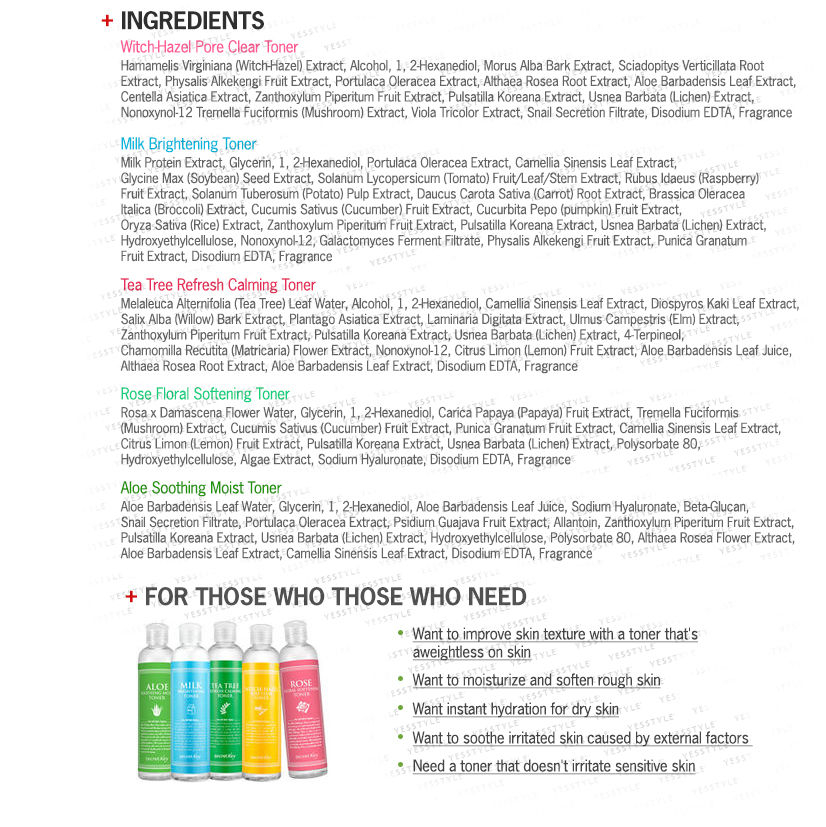 Secret Key - Fresh Nature Toner 248ml