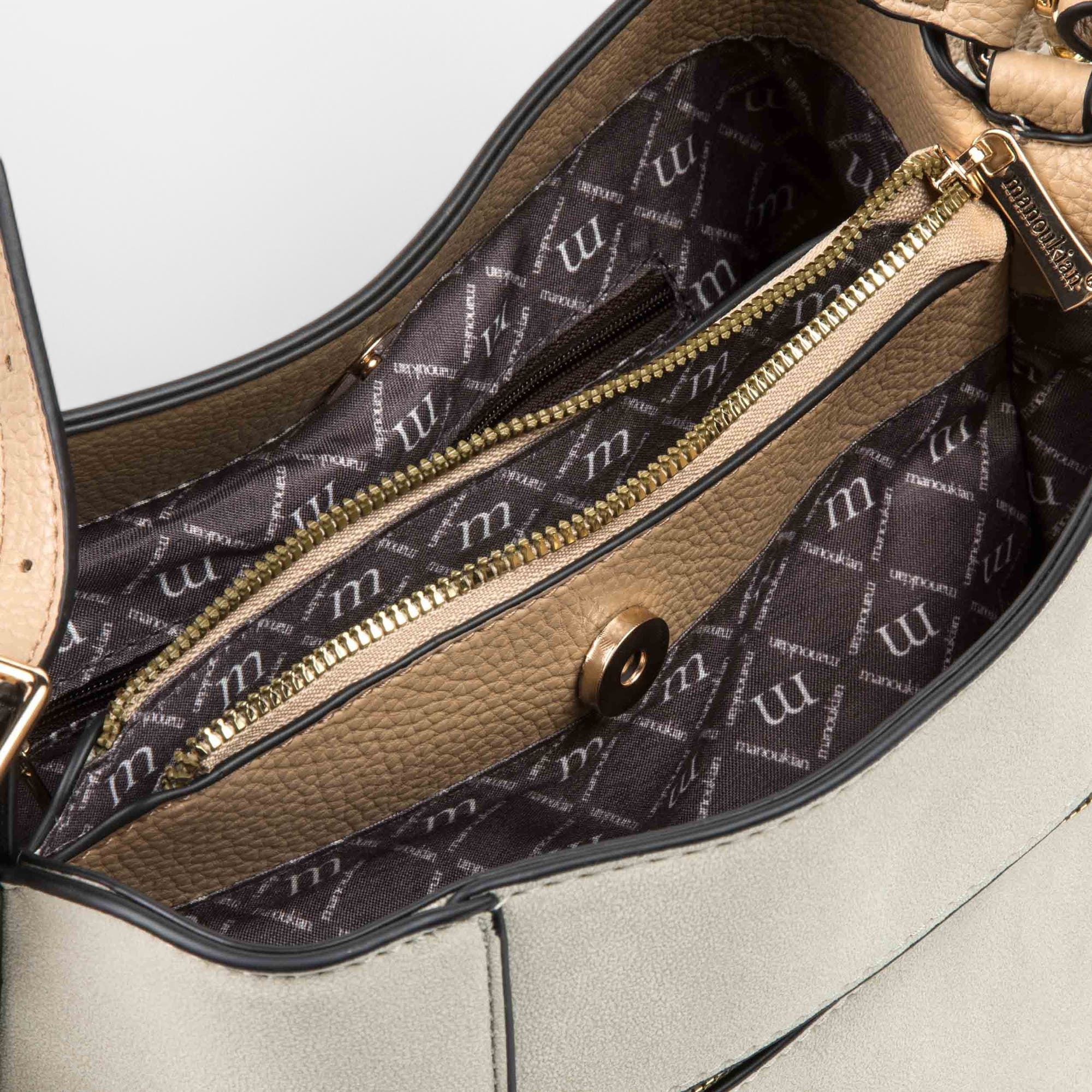 Sac de shopping beige