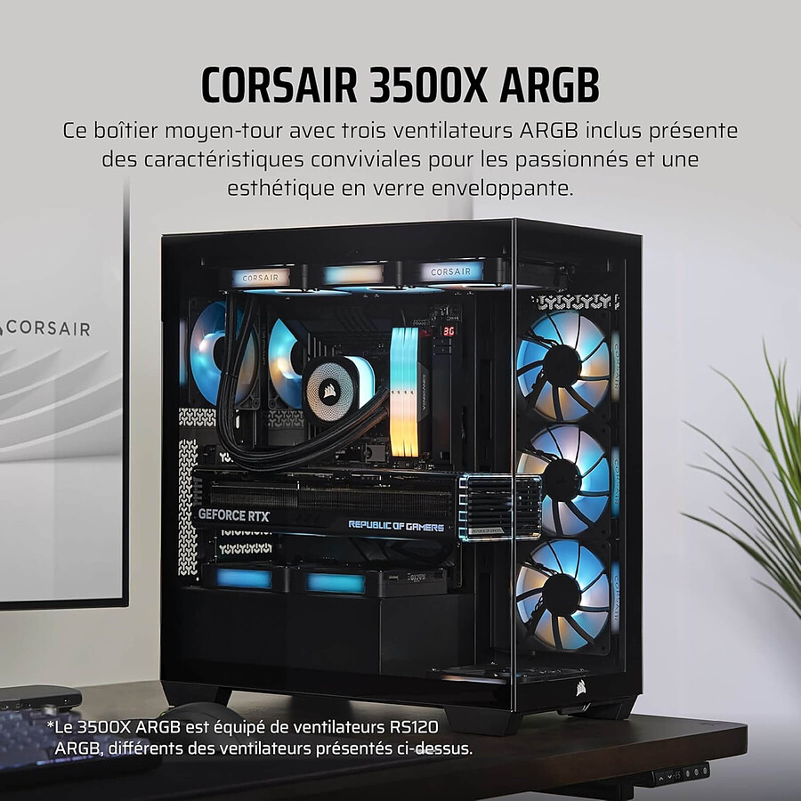 Corsair 3500X ARGB - Noir
