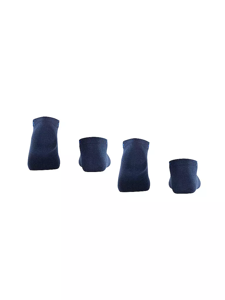 BURLINGTON Damen Sneaker-Socken 2er Pkg. EVERYDAY 36-41 marine blau