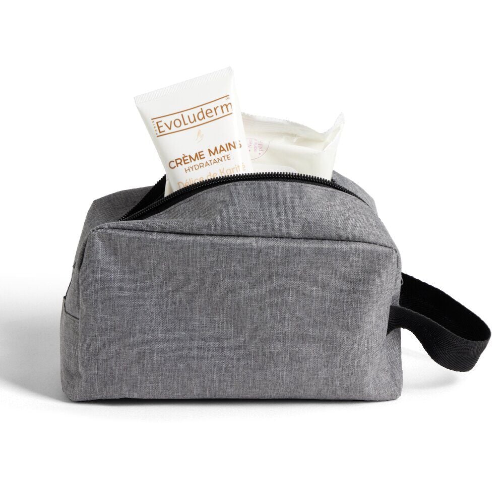 Pochette de rangement polyester L20x9xH12cm - 3 coloris