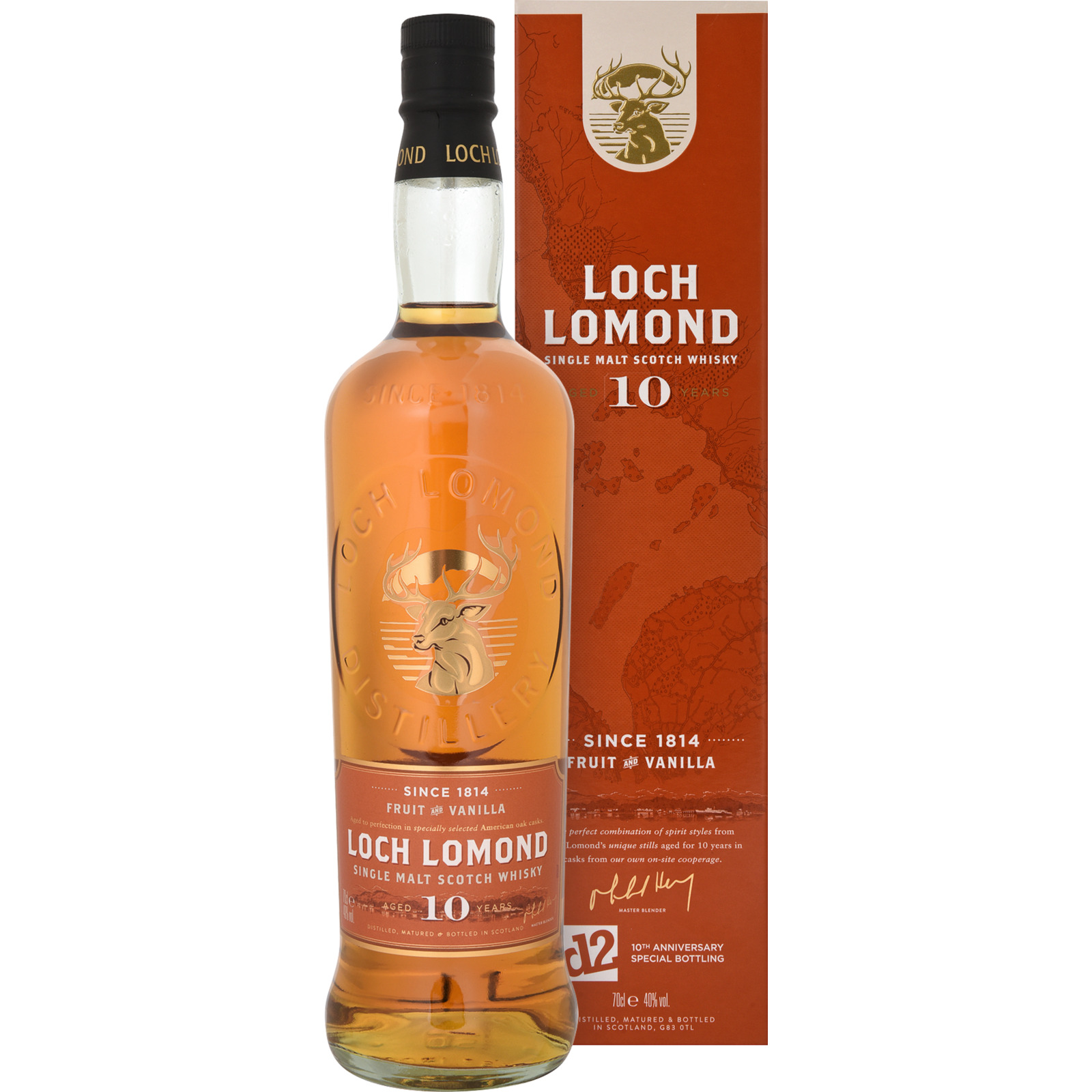 Loch Lomond Fruit and Vanilla 10 Year Single Malt Whisky 70 cl