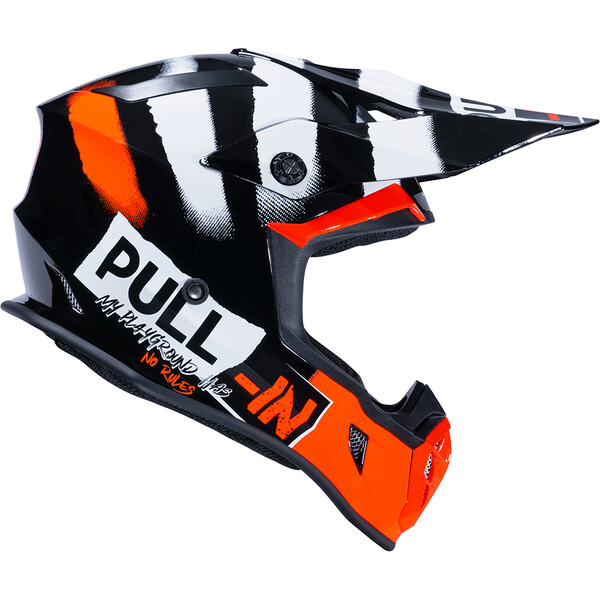 pull-in - Casque Trash - 2023 Noir / Blanc / Orange