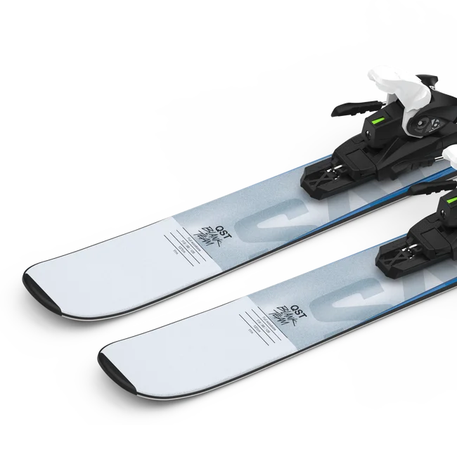 QST BLANK TEAM (and L6)  Junior - Freeride-Ski-Set für Kids IllusionBlue/PastelNeonBlue3/PoppyRed