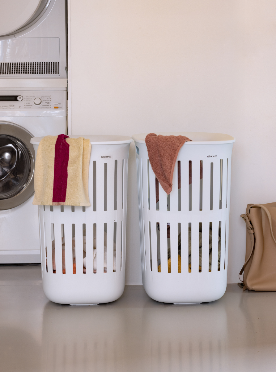 Collect-It Wasmand 55 liter, set van 2 - White