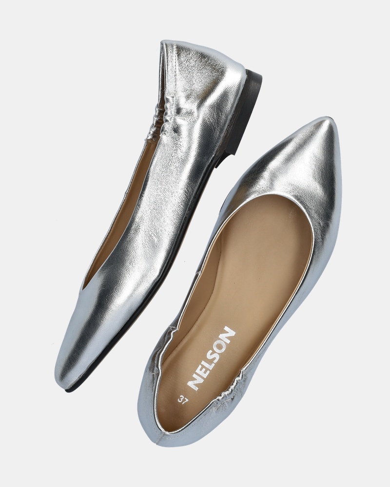 Nelson Ballerinas & instappers  - zilver