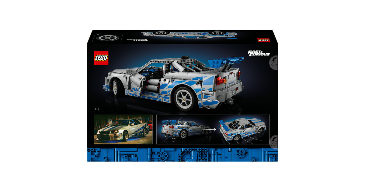 LEGOTechnic - 2 Fast 2 Furious Nissan Skyline GT-R (R34) auto Constructiespeelgoed  (42210)