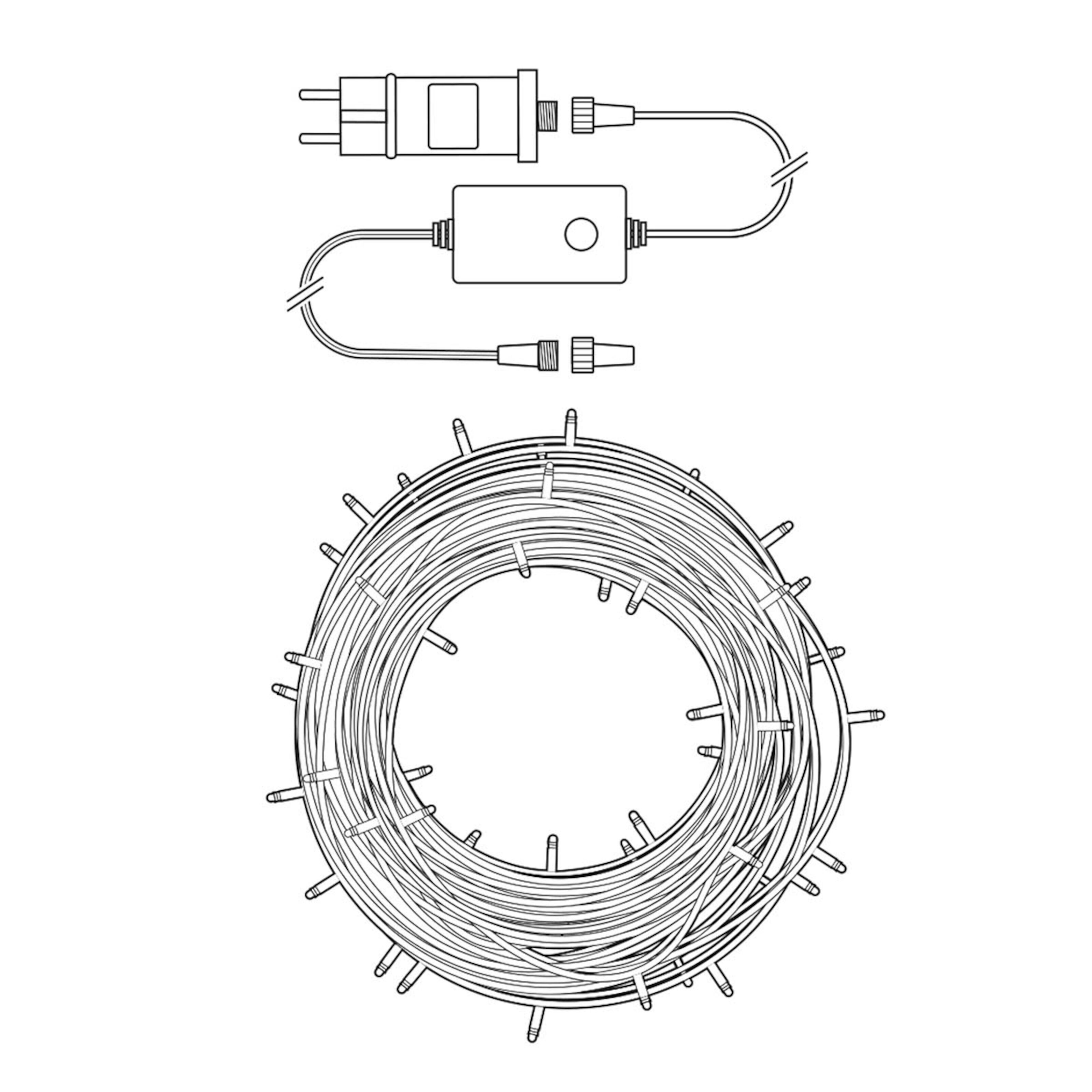 Nedis SmartLife Varmhvit Lyslenke 10 m