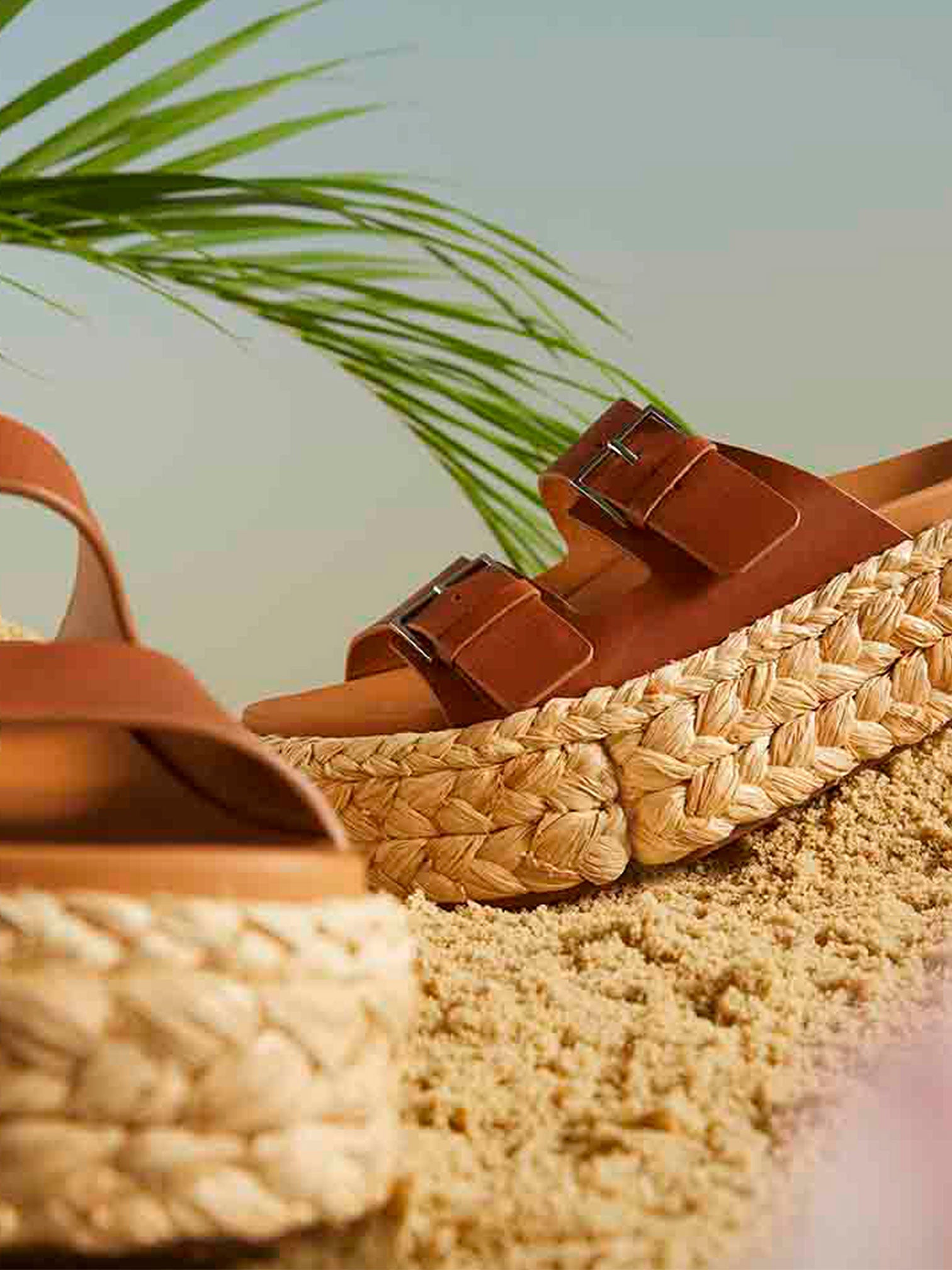 MULES - QIANA mules, vegetal calfskin brown